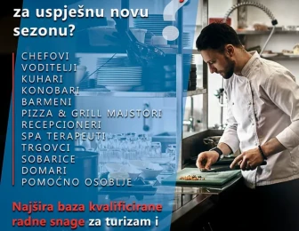 POSAO U TURIZMU - POSEBNA PONUDA ZA ČLANOVE UUZG I NUU