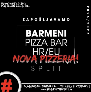 ŠANKER/BARMEN (m/ž) - Pizza Bar, Split Centar