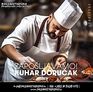 KUHAR DORUČAK (m/ž) - Hotel 5*, Solin