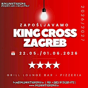 POMOĆNI KUHAR / FRITEZE (m/ž) - Grill Lounge Bar, King Cross, Zagreb