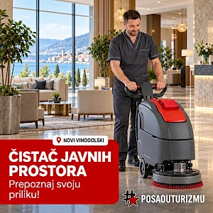ČISTAČ JAVNIH PROSTORA (m/ž) - Hotel & Residences Luxury Resort 4*, Novi Vinodolski