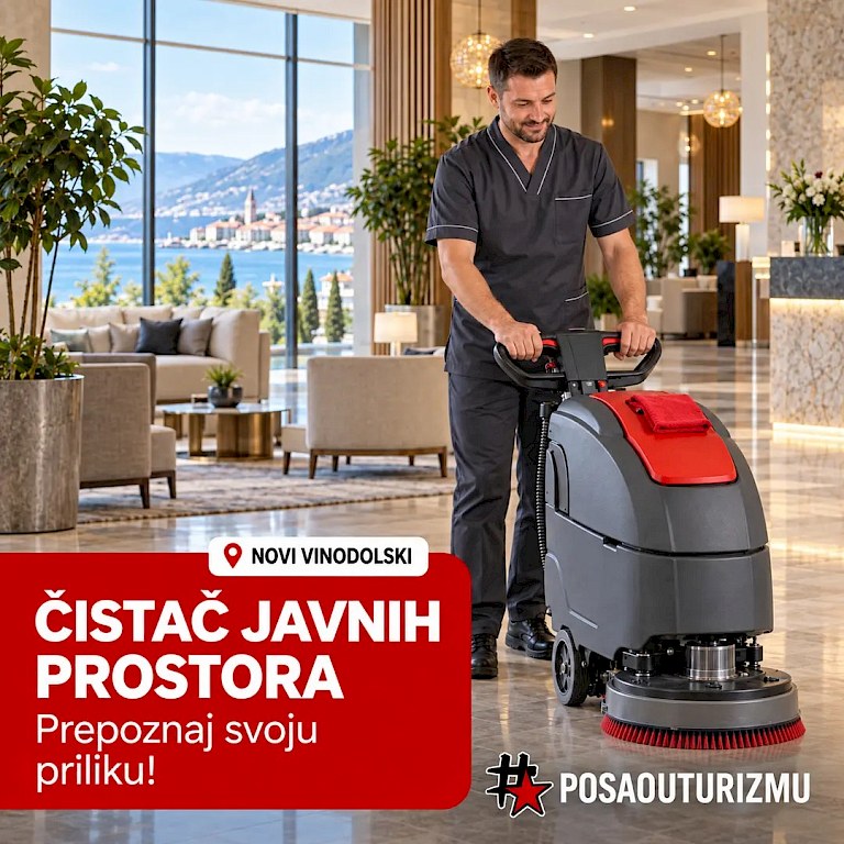 Slika oglasa: ČISTAČ JAVNIH PROSTORA (m/ž) - Hotel & Residences Luxury Resort 4*, Novi Vinodolski